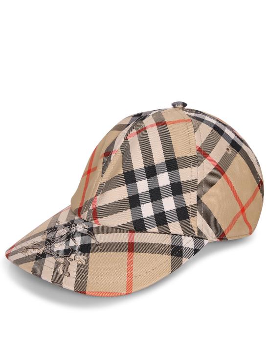 26FW 버버리 자수 캔버스 베이스볼 캡 8100741 B9368 Beige