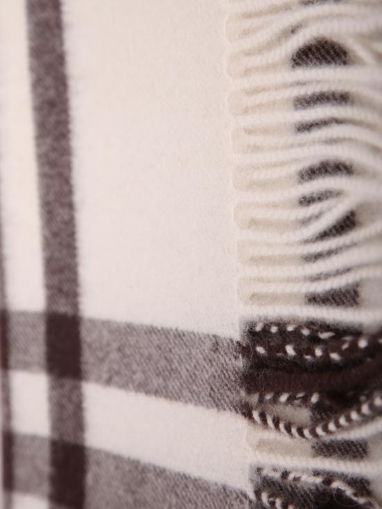26FW 버버리 체크 캐시미어 스카프 8112634 A4486 White - BURBERRY