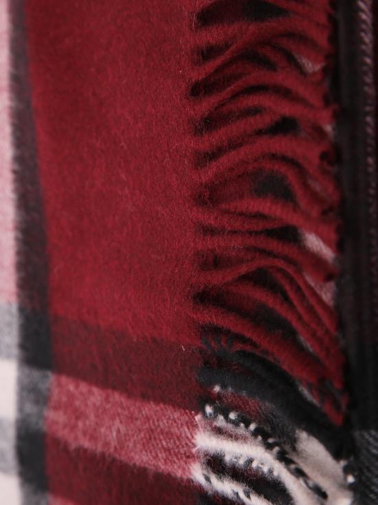 26FW 버버리 체크 캐시미어 스카프 8112639 A1308 Bordeaux - BURBERRY