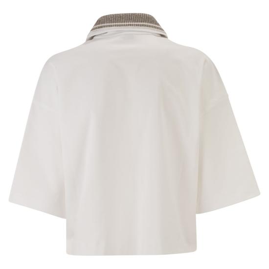 26SS 브루넬로 쿠치넬리 폴로 티셔츠 ML946SP105 WHITE - BRUNELLO CUCINELLI