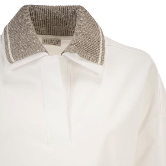 26SS 브루넬로 쿠치넬리 폴로 티셔츠 ML946SP105 WHITE - BRUNELLO CUCINELLI
