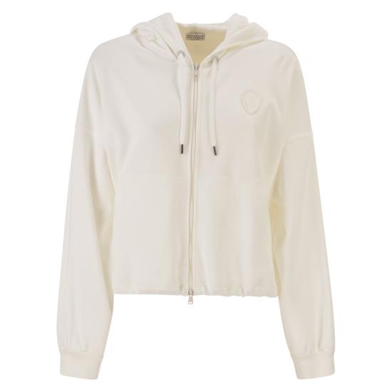 26SS 브루넬로 쿠치넬리 스웨터 MG927VT406 WHITE