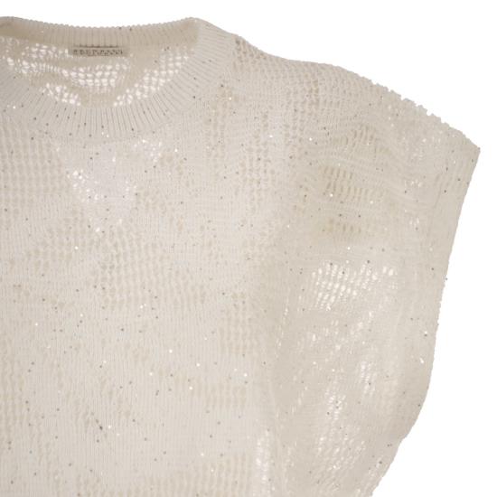 26SS 브루넬로 쿠치넬리 대즐링 워터 릴리 티셔츠 MDT771010 WHITE - BRUNELLO CUCINELLI