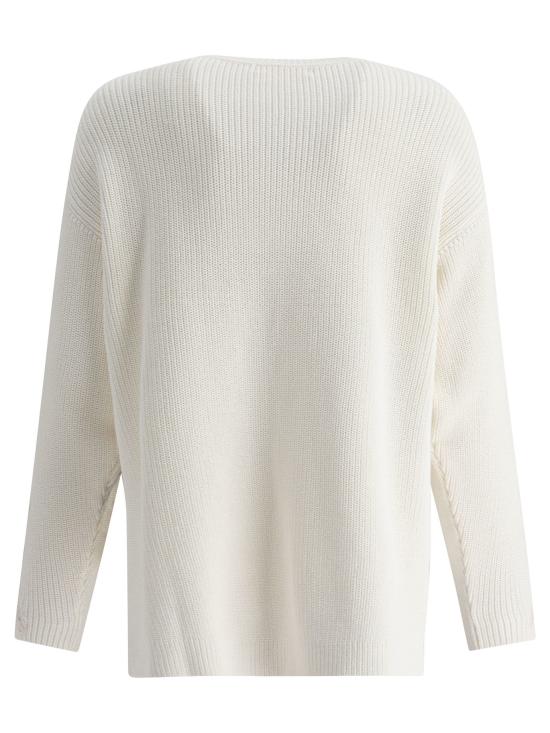 25SS 엘리 사브 스웨터 TO154NR25WK003OFF WHITE White - ELIE SAAB