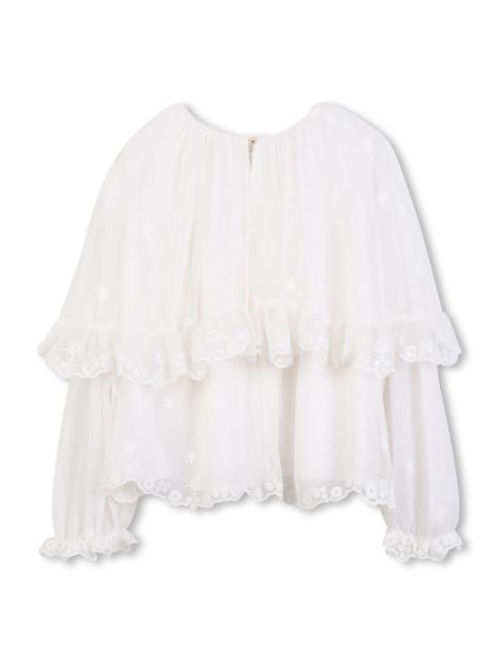 25FW [키즈] 끌로에 셔츠 C20800K 117 WHITE - CHLOE