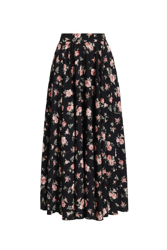 26SS 돌체앤가바나 미디 스커트 F4DBGTFSA8C HN5XQ Rose vintage f nero