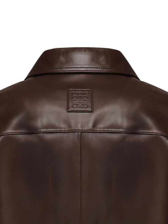 25FW 로에베 긴팔 셔츠 H526Y31L50 3270 Chocolate brown - LOEWE