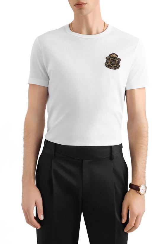 26SS 돌체앤가바나 반팔 티셔츠 G8PT1ZG7PZU W0800 White - DOLCE & GABBANA