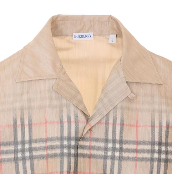 26SS 버버리 반팔 셔츠 8119159 B9368 Beige - BURBERRY