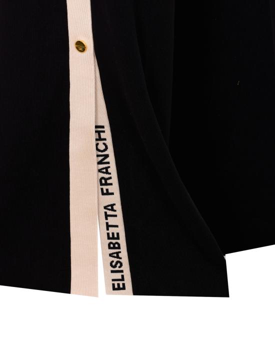 26SS 엘리자베타프랜치 스트레이트 팬츠 KP74S61E2 685 Black - ELISABETTA FRANCHI