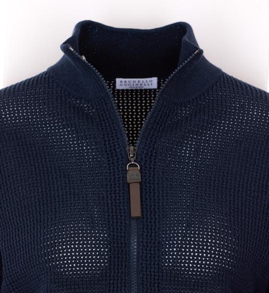 26SS 브루넬로 쿠치넬리 가디건 MST263336 CXD19 Blue - BRUNELLO CUCINELLI