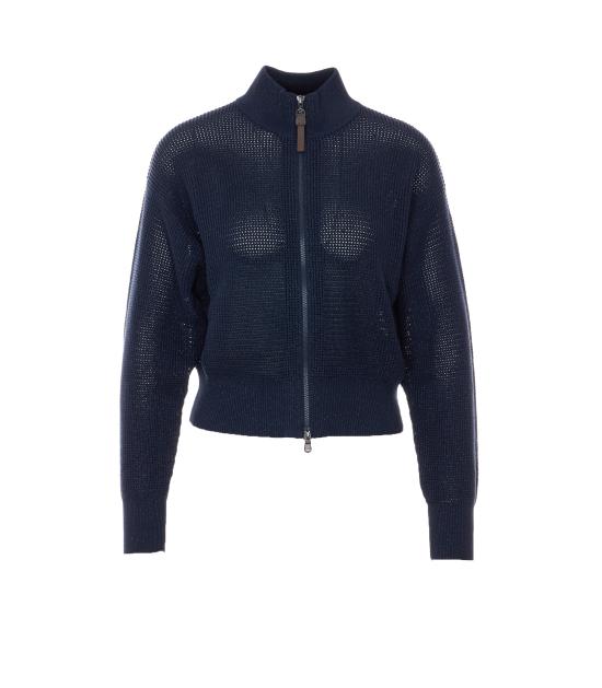 26SS 브루넬로 쿠치넬리 가디건 MST263336 CXD19 Blue