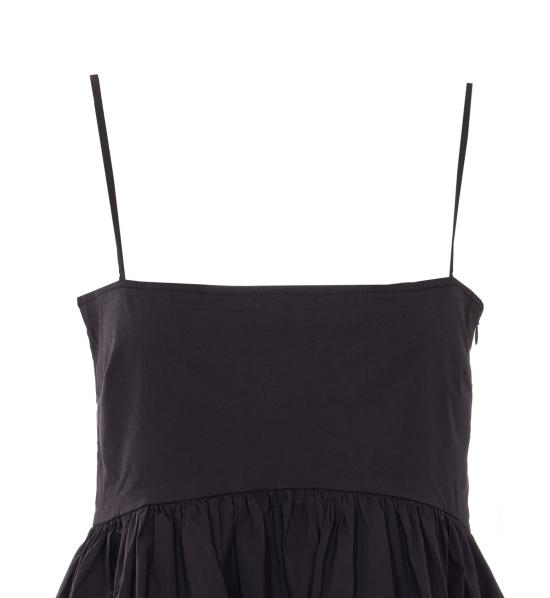 26SS 가니 미디 원피스 A1030207 099 Black - GANNI