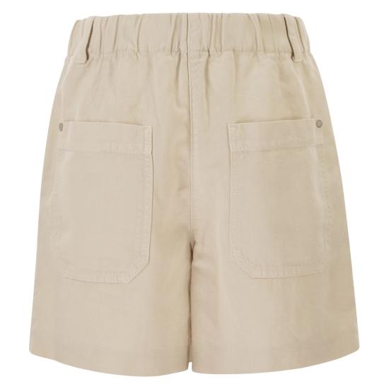 26SS 브루넬로 쿠치넬리 숏팬츠 ML996P5761 CHALK - BRUNELLO CUCINELLI