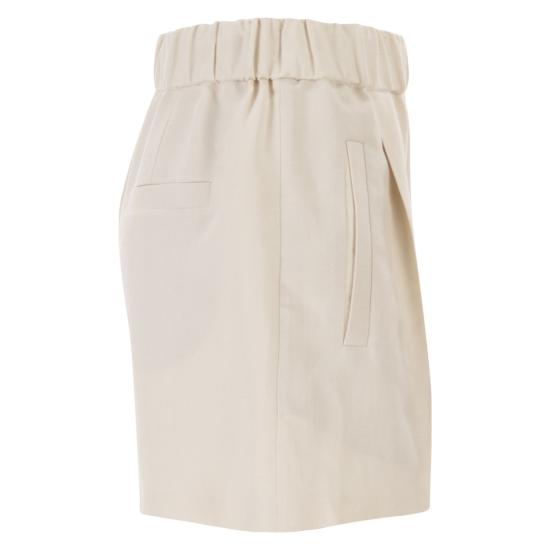 26SS 브루넬로 쿠치넬리 숏팬츠 MH126P8955 CREAM - BRUNELLO CUCINELLI