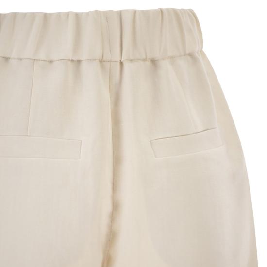 26SS 브루넬로 쿠치넬리 숏팬츠 MH126P8955 CREAM - BRUNELLO CUCINELLI