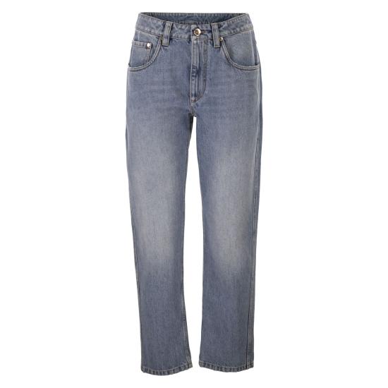 26SS 브루넬로 쿠치넬리 데님 팬츠 MA095P5847 LIGHT DENIM