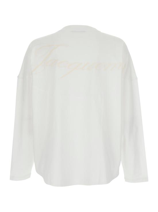 26SS 자크뮈스 긴팔 티셔츠 TSM00587AJ000291NV White - JACQUEMUS