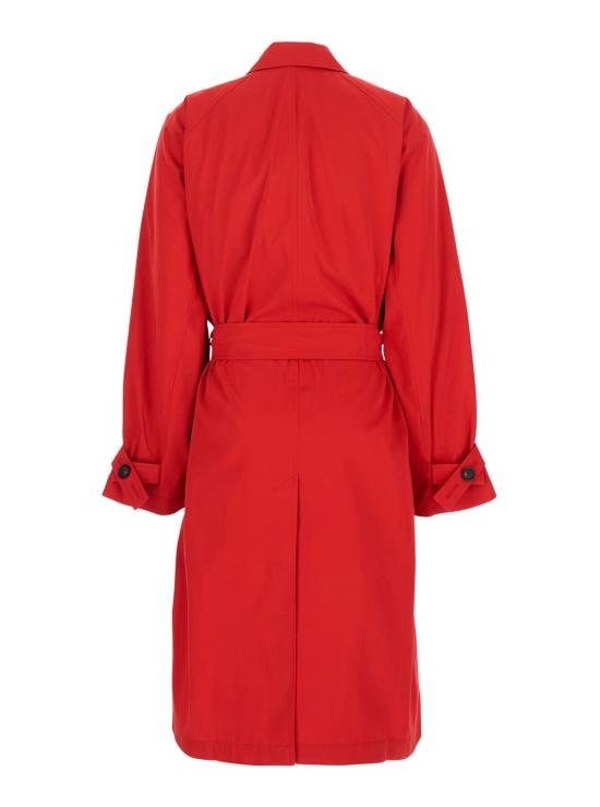 26SS 토템 트렌치 코트 261WRO0307FB0490344 Red - TOTEME