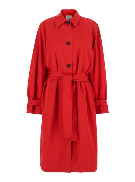 26SS 토템 트렌치 코트 261WRO0307FB0490344 Red