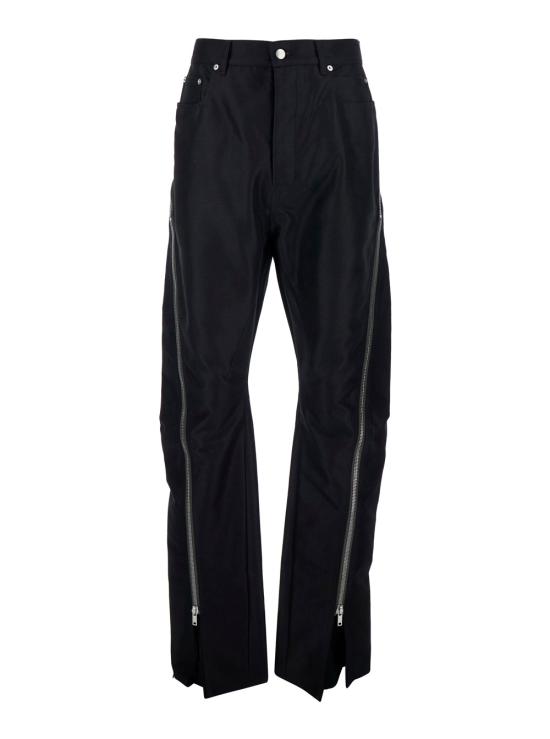 26SS 릭 오웬스 스트레이트 팬츠 RU01F2343CDU09 Black