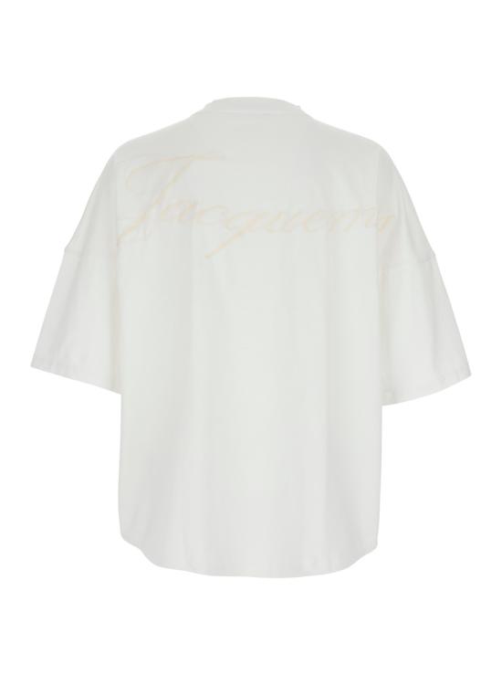 26SS 자크뮈스 반팔 티셔츠 TSM00610AJ000291NV White - JACQUEMUS