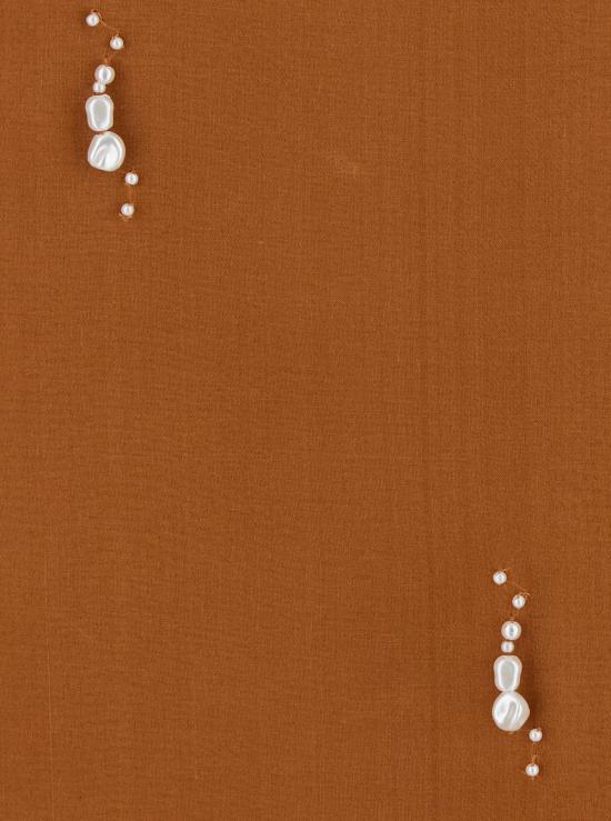 26SS 로에 미디 스커트 41832170259 Brown - ROHE