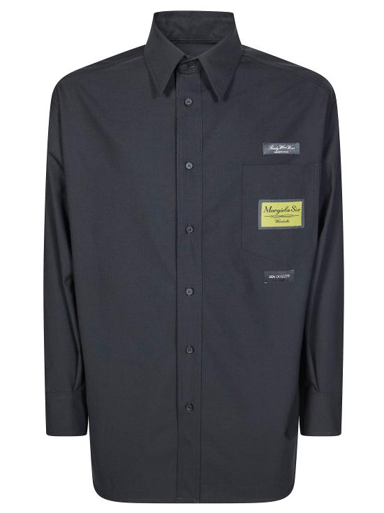 26SS MM6 메종마르지엘라 긴팔 셔츠 SH0DT0040M35733 900 NERO