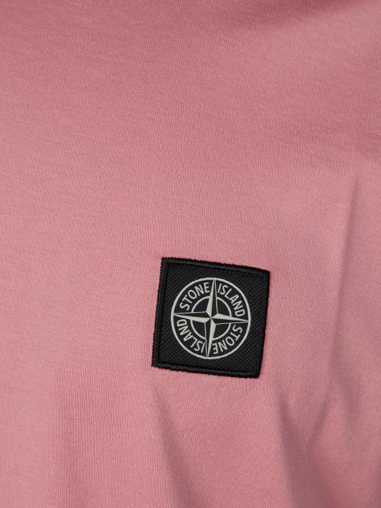 26SS 스톤 아일랜드 60/2 코튼 저지 슬림핏 티셔츠 L1S152100027S0013 V008G ROSA - STONE ISLAND