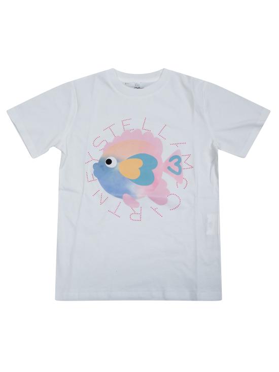 26SS [키즈] 스텔라 맥카트니 티셔츠 TY8A61Z0434 100 BIANCO