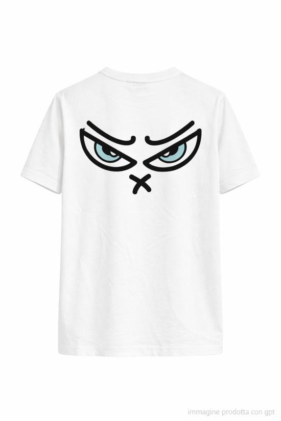 26SS 아웃데어 스웨터 플레어 그래픽 티셔츠 남성용 면 오프화이트 4651M315B033 1706 - OUTHERE