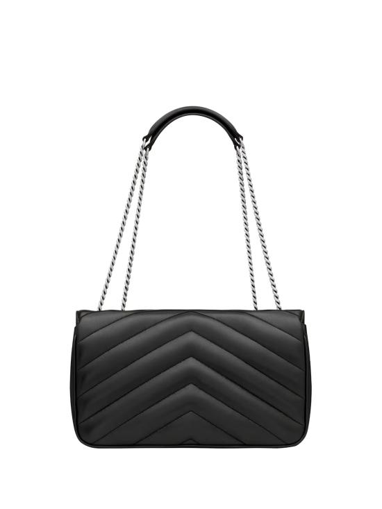 26SS 생로랑 루루 미디움 마테라쎄 램스킨 숄더백 801439 AAE4Y1000 NERO - SAINT LAURENT