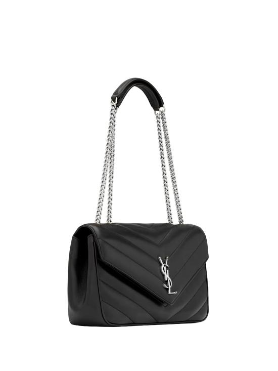 26SS 생로랑 루루 미디움 마테라쎄 램스킨 숄더백 801439 AAE4Y1000 NERO - SAINT LAURENT