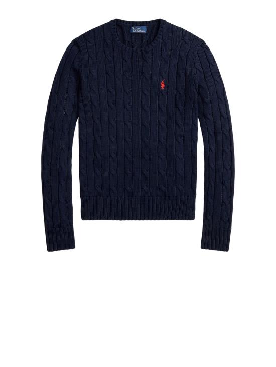 26SS 폴로 랄프로렌 폴로 자수 케이블 니트 스웨터 211 971869 008 HUNTER NAVY