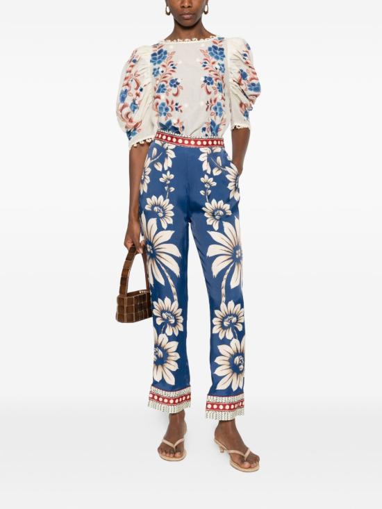 26SS 팜 리오 팔라초 팬츠 344133 26067 Luna blue - FARM RIO