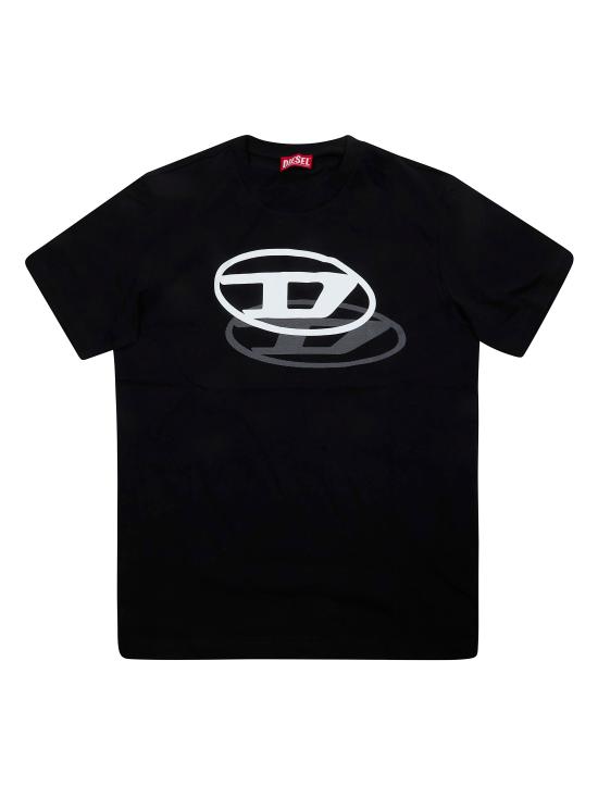 26SS [키즈] 디젤 티셔츠 J02601 00YI9 TVALE O K900 NERO