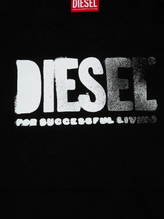 26SS [키즈] 디젤 티셔츠 J02587 0GRAI THIDE O K900 NERO - DIESEL