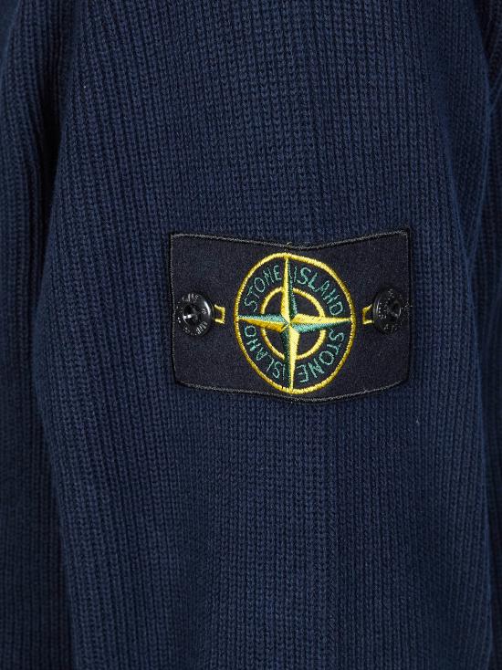 26SS 스톤 아일랜드 집업 니트 L1S155100126S00D8 V0020 BLU - STONE ISLAND