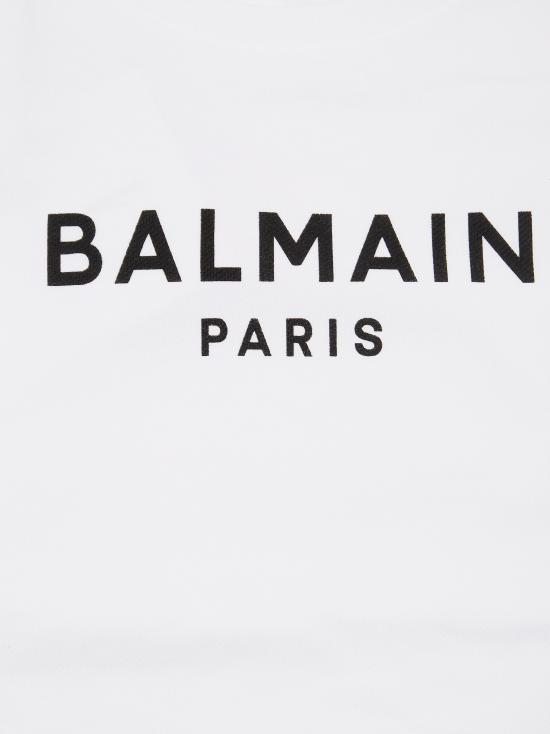 26FW [키즈] 발망 티셔츠 BX4P10Z3183 100NE BIANCO - BALMAIN
