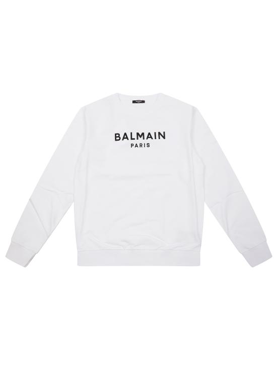 26FW [키즈] 발망 티셔츠 BX4P10Z3183 100NE BIANCO