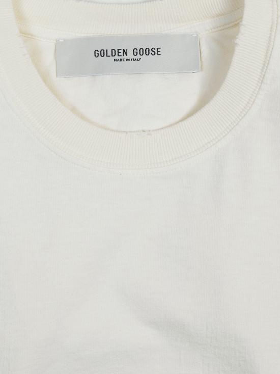 26SS 골든구스 반팔 티셔츠 GUP01873P001576 11560 BIANCO - GOLDEN GOOSE