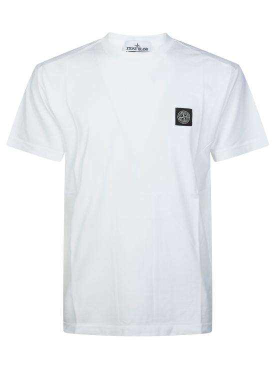 26SS 스톤 아일랜드 60/2 코튼 저지 슬림핏 티셔츠 L1S152100027S0013 V0001 BIANCO