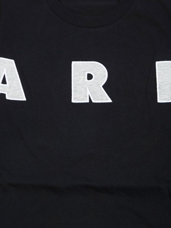 26SS [키즈] 마르니 티셔츠 M01265 M0ORF 0M90E NERO - MARNI