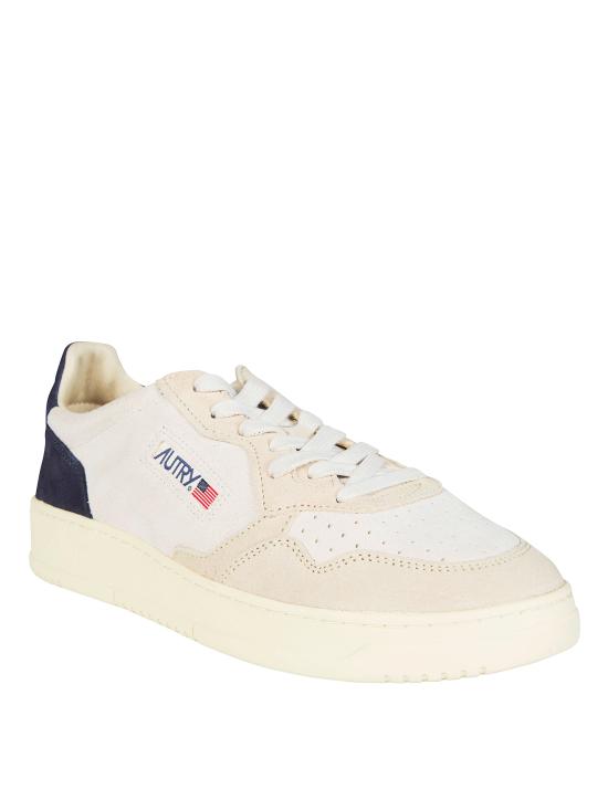26FW 오트리 메달리스트 로우 스니커즈 AULMTS29 SANDSPBLUE BEIGE - AUTRY