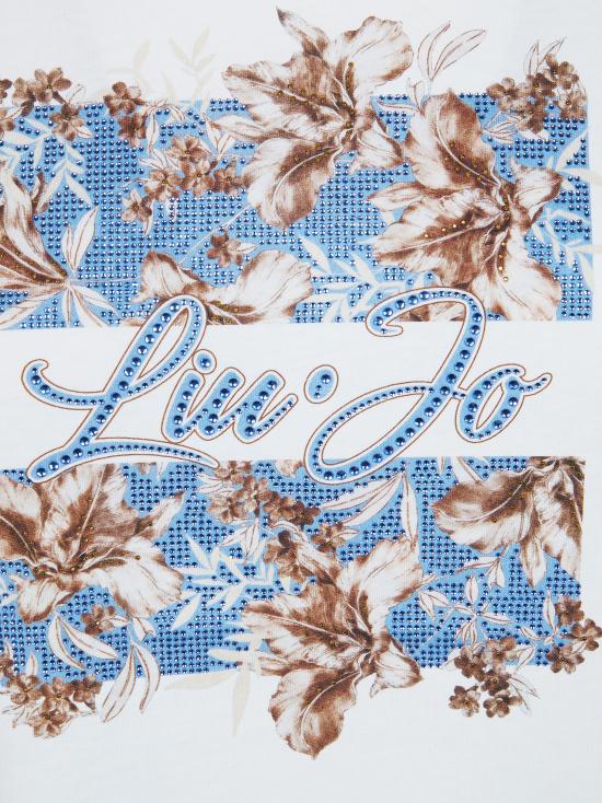 26SS 리우조 반팔 티셔츠 WA6493JS923 P9600 BIANCO - LIU JO