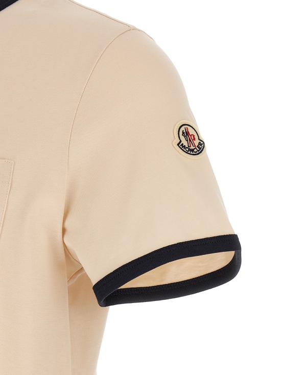 26SS 몽클레어 반팔 티셔츠 L10938C0001989AUO F07 BEIGE - MONCLER