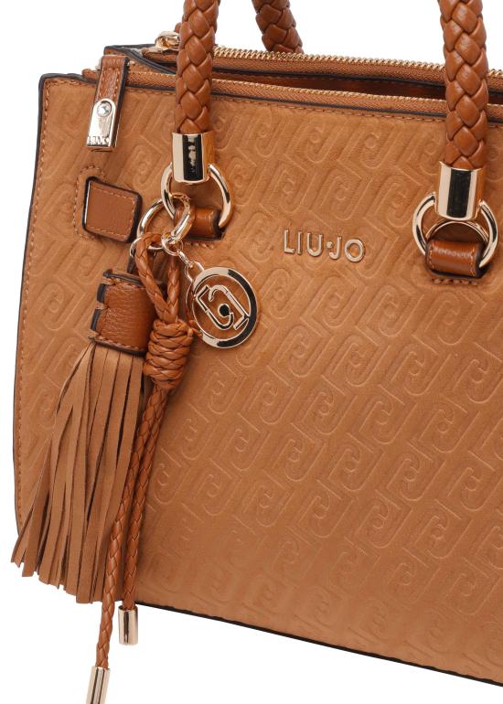 26SS 리우조 토트백 AA6069T384A X0742 Brown - LIU JO