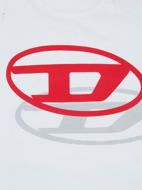 26SS [키즈] 디젤 티셔츠 K00765 0GRAI K100 BIANCO - DIESEL