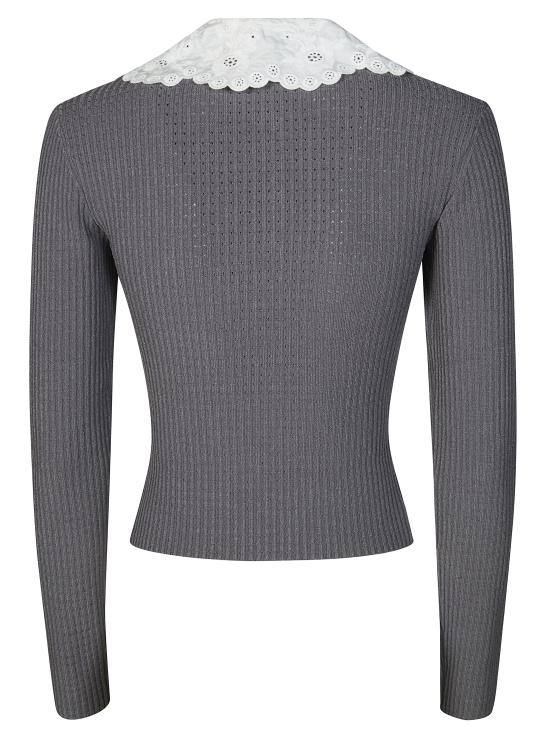26SS 셀프 포트레이트 가디건 RS26106TA GREY GRIGIO - SELF PORTRAIT