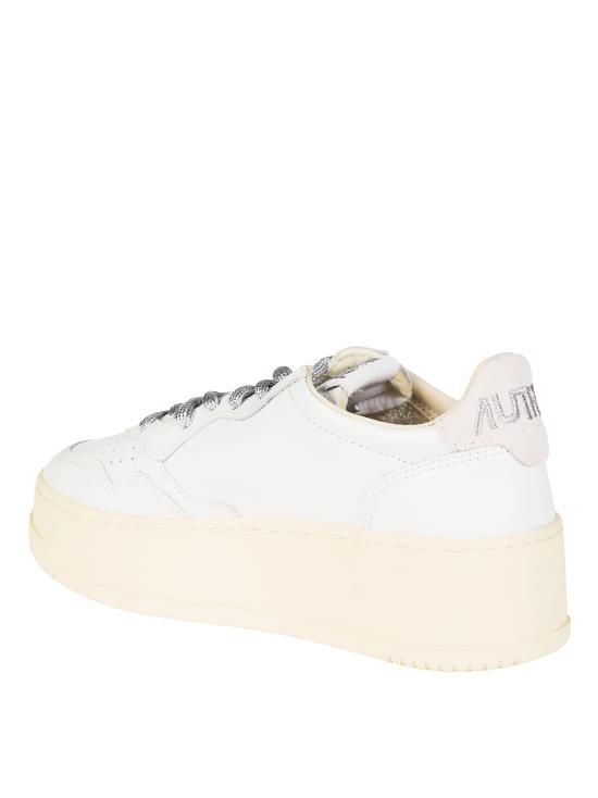 26SS 오트리 메달리스트 플랫폼 스니커즈 PTLWSW02 WHTSILV BIANCO - AUTRY